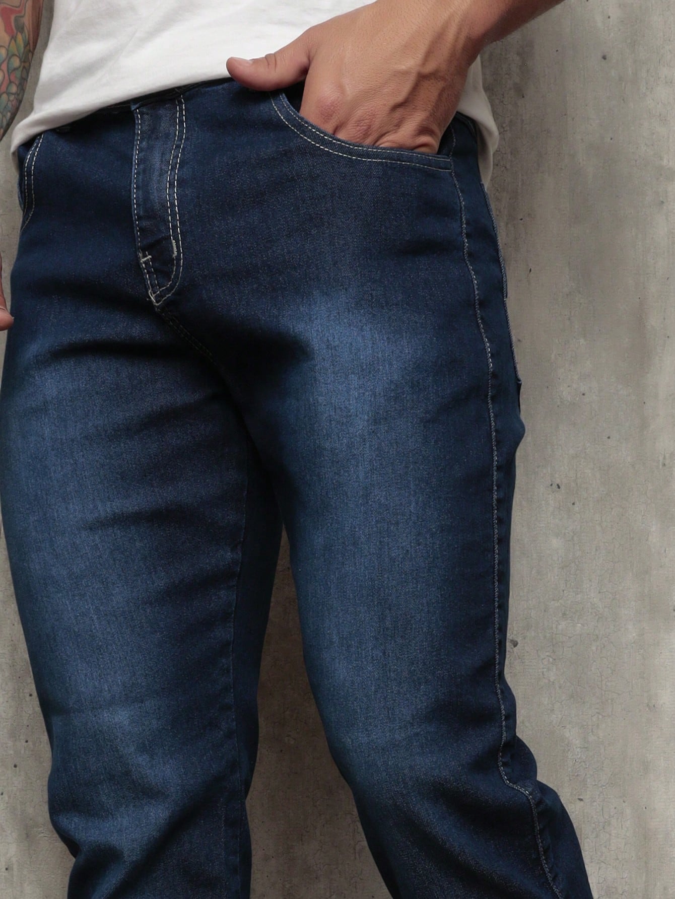 Calça Jeans Masculina Skinny Com Lycra Elastano Linha Premium