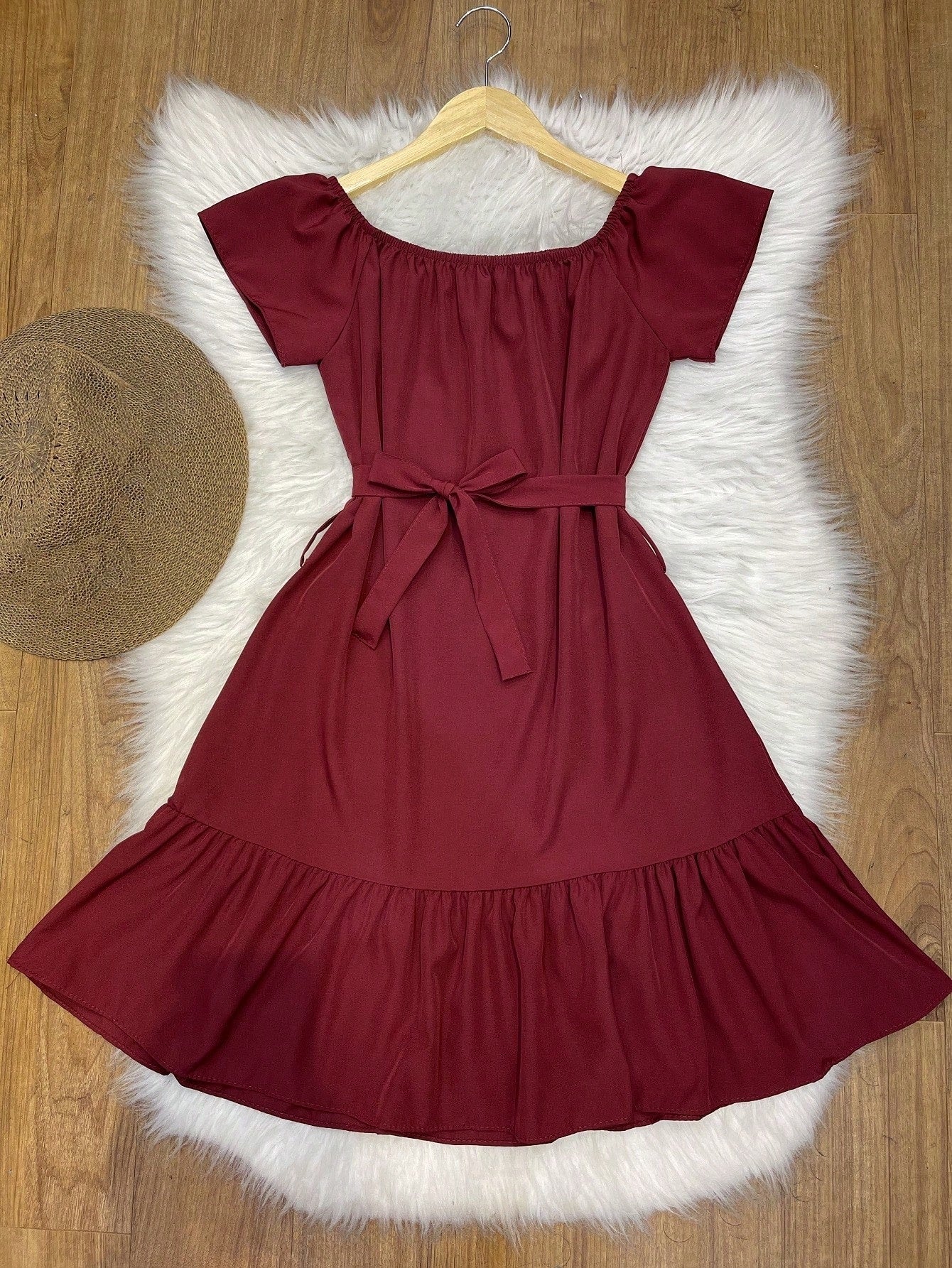 vestido ciganinha liso moda feminina