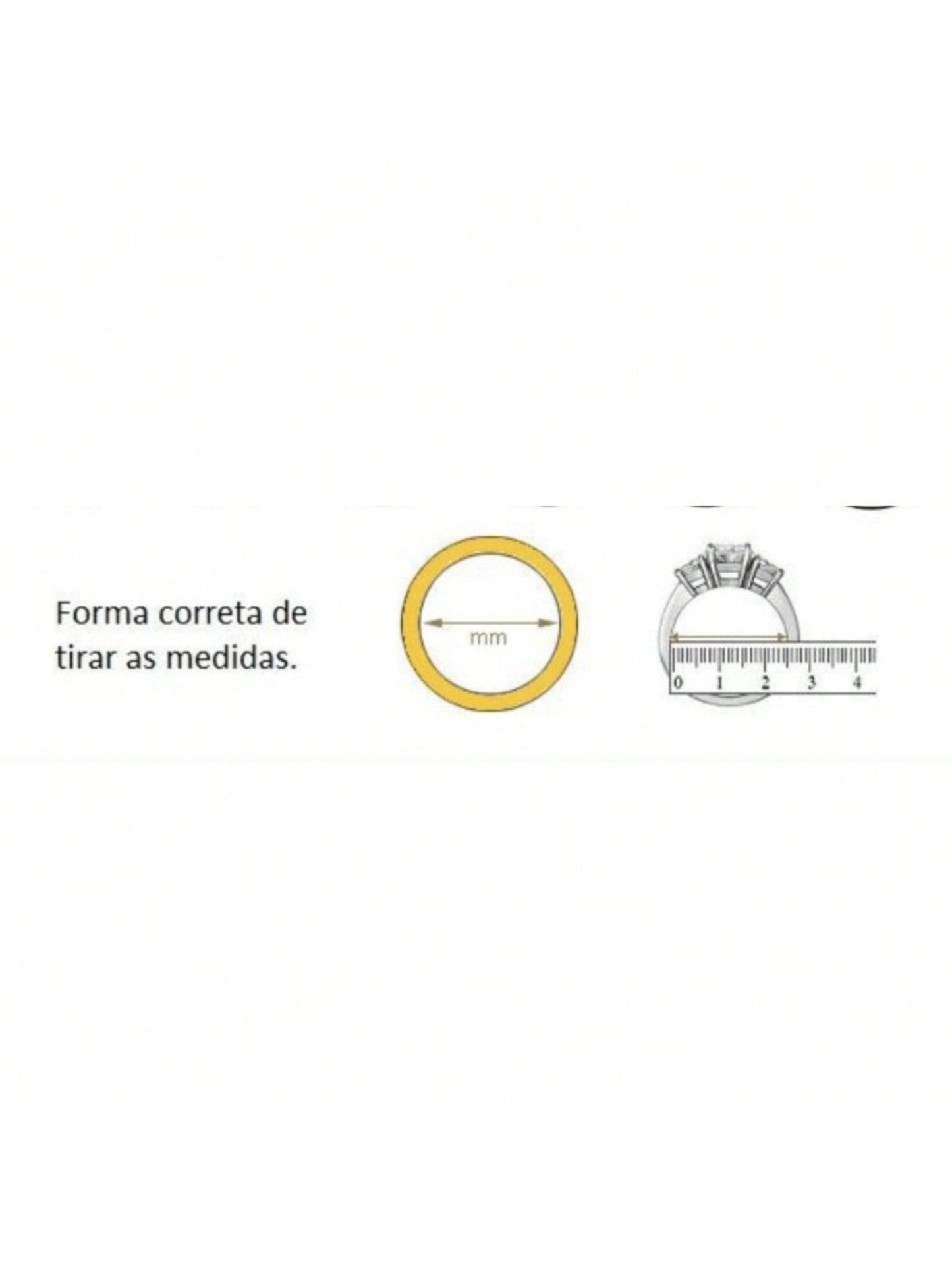 Anel com Fosco Brilho Dourado Prata 4mm Unissex em Aço inox 316L