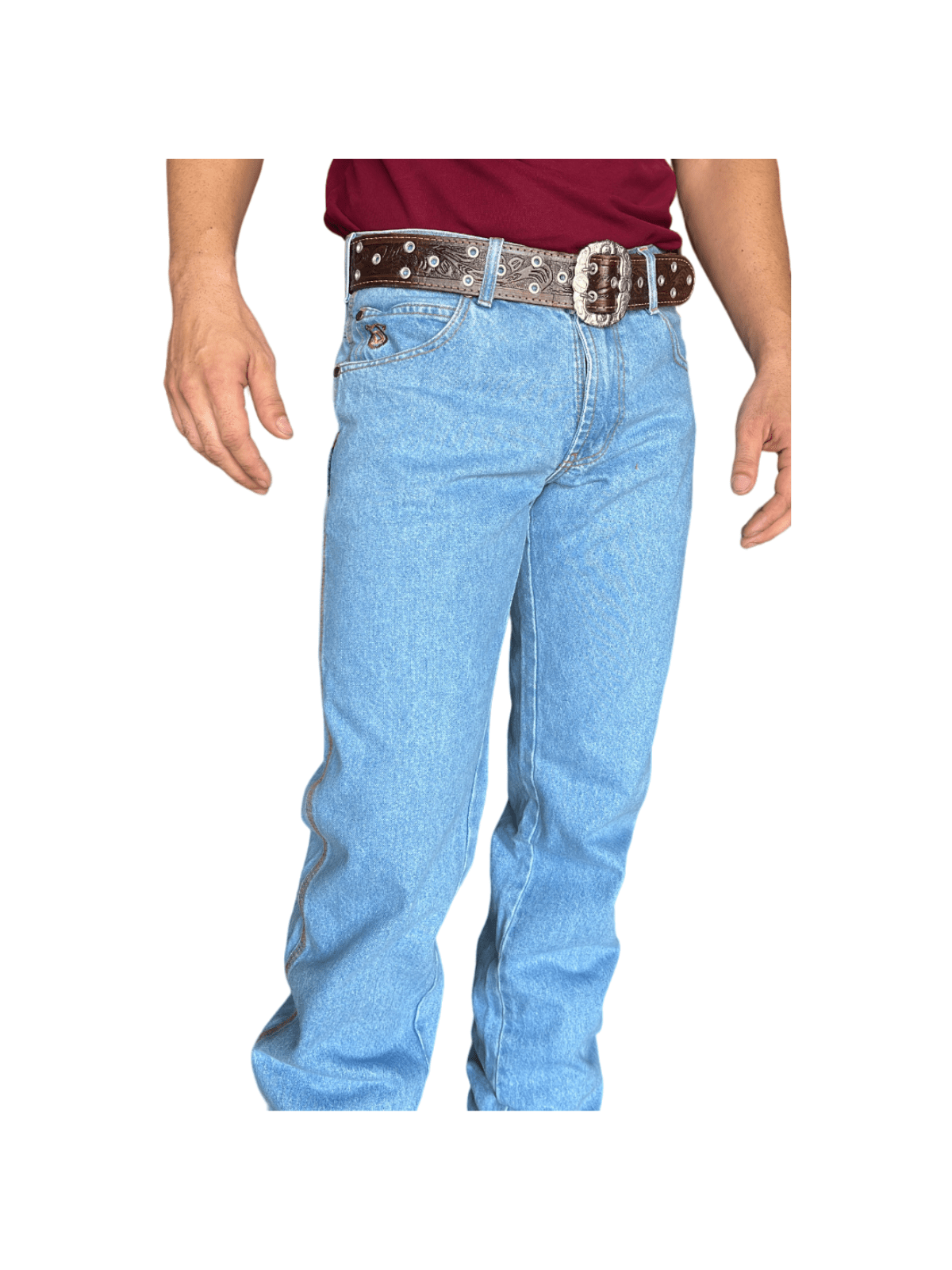 Calça Country Masculina Jeans Tecido Grosso Premium 100% Algodao