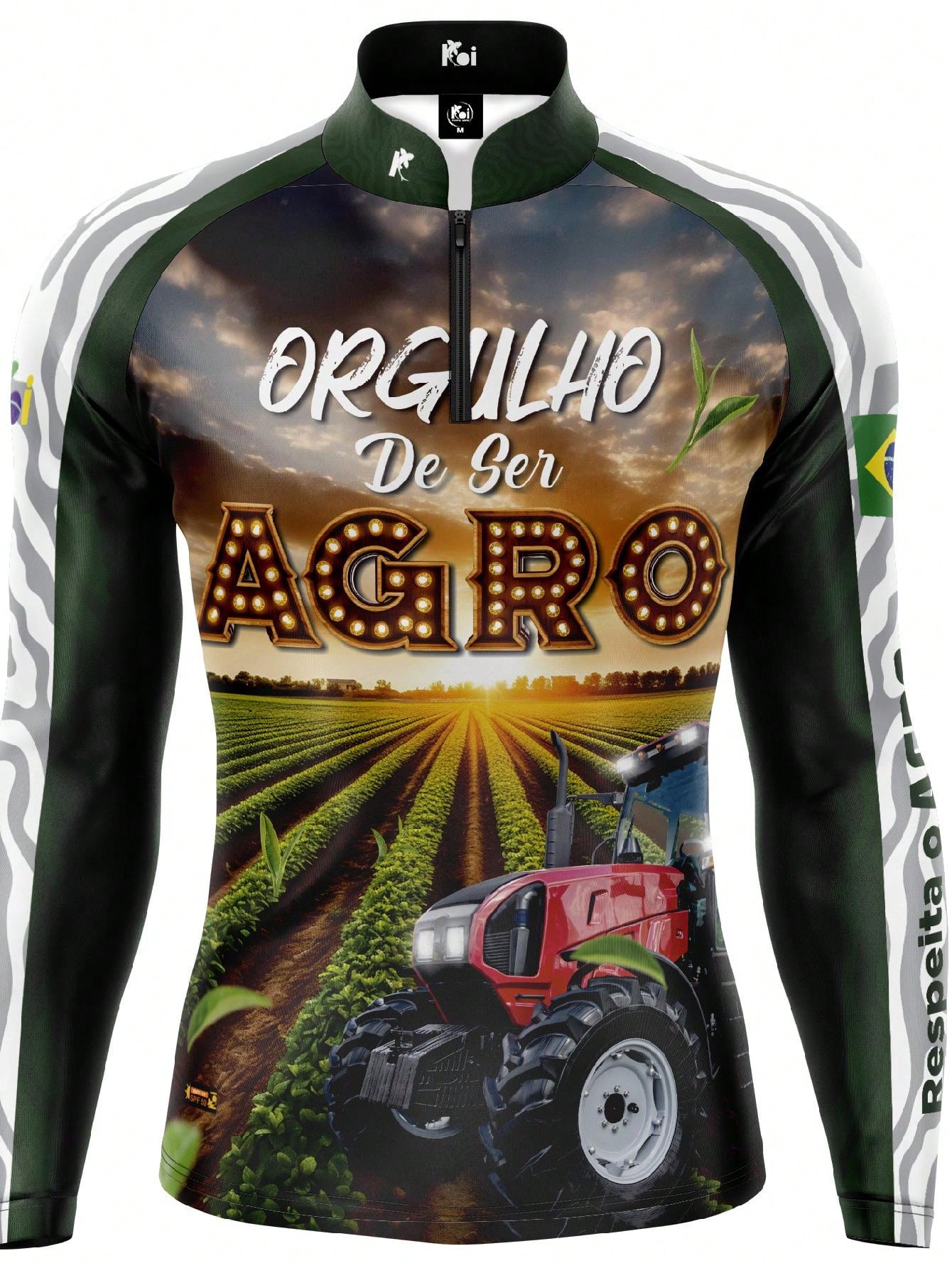 Camisa Camiseta Agro Dry Fit Agropecuária Orgulho Agro Blusa Uv50+