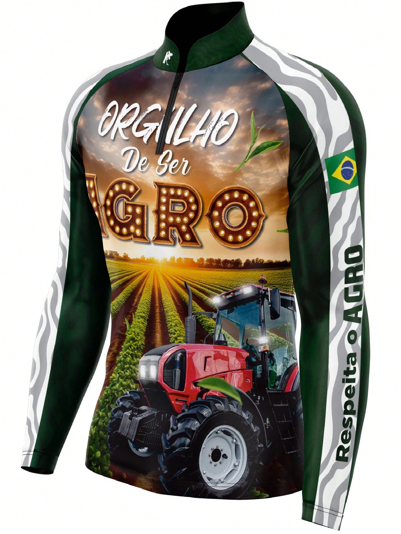 Camisa Camiseta Agro Dry Fit Agropecuária Orgulho Agro Blusa Uv50+