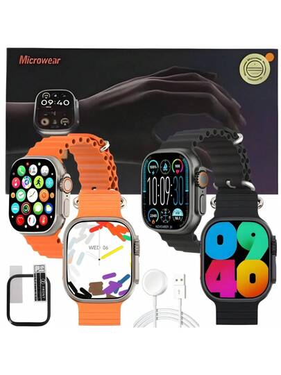 Smart Watch U9s Ultra 49mm Serie 9 Relogio Original Bluetooth Android IOS Gps Nfc Lançamento 2024