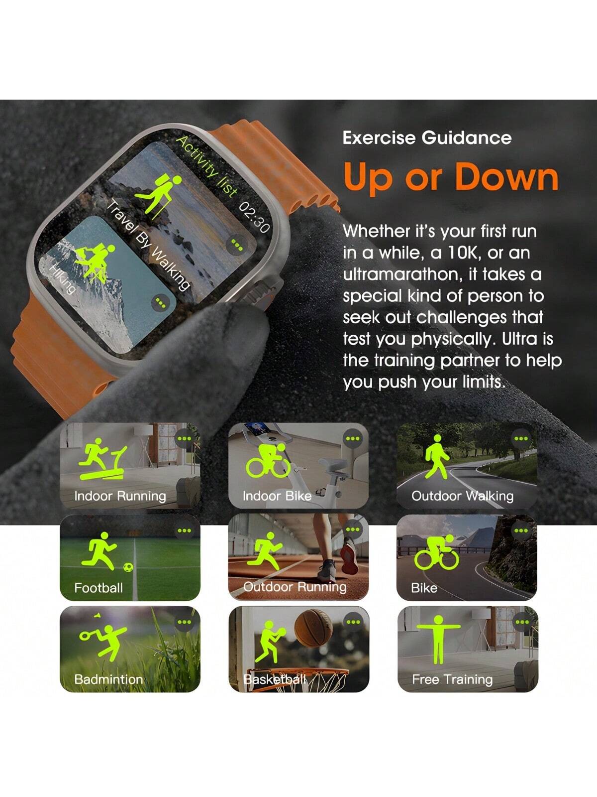 Smartwatch W69+ Ultra Plus Relógio Lançamento Tela Amoled 2Gb Armazenamento Nfc Gps ChatGpt Assistente de Voz 49mm Android iOS Bluetooth Original Microwear