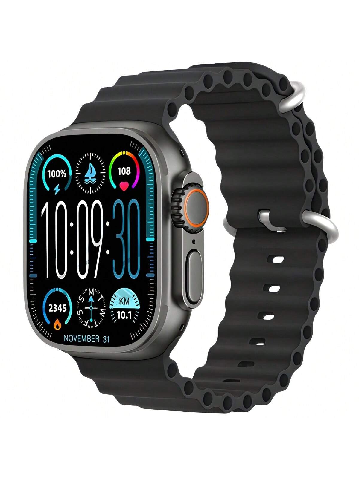 Smartwatch W69+ Ultra Plus Relógio Lançamento Tela Amoled 2Gb Armazenamento Nfc Gps ChatGpt Assistente de Voz 49mm Android iOS Bluetooth Original Microwear
