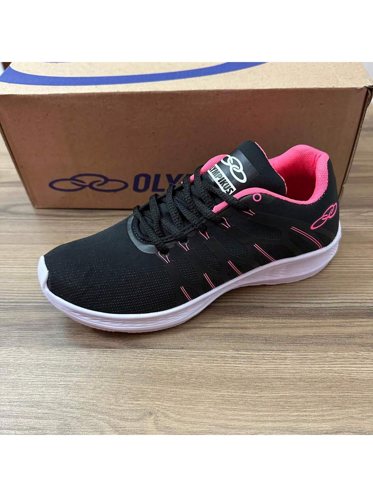 Tênis OLK Feminino Masculino Dia a dia Sport Caminhada academia Leve Confortável