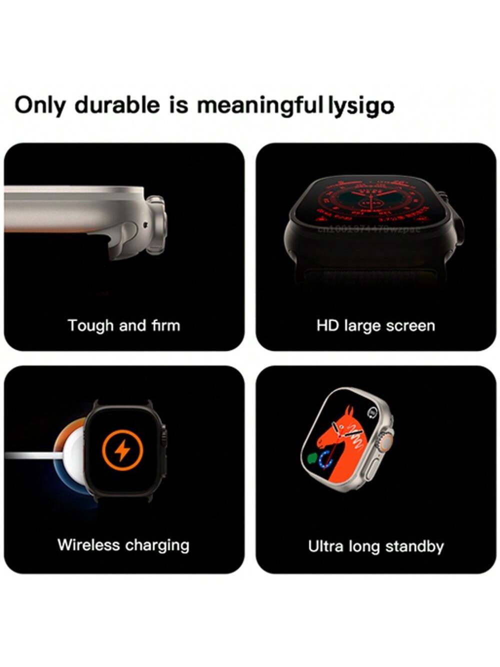 Smartwatch T800 Series 9 Ultra 2 Calculadora Cardíaca Monitoramento Frequência Relógio Inteligente