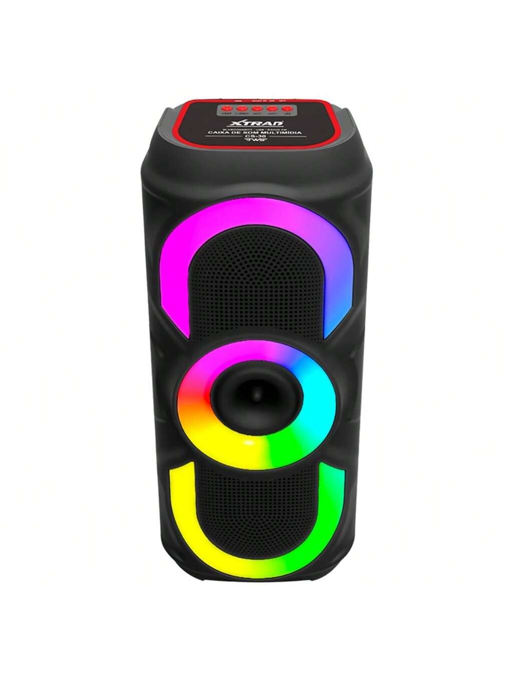 Caixa de Som Bluetooth Potente LED Portatil Grande Original