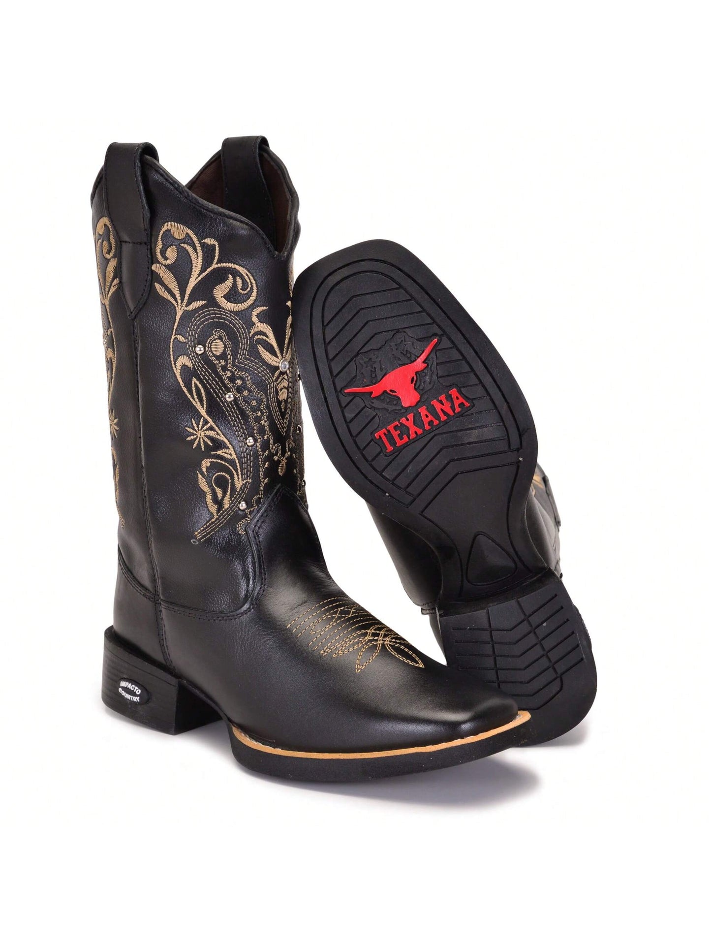 Bota Feminina Texana Country Bordado Western Rodeio Moda Agro Fattor Shop