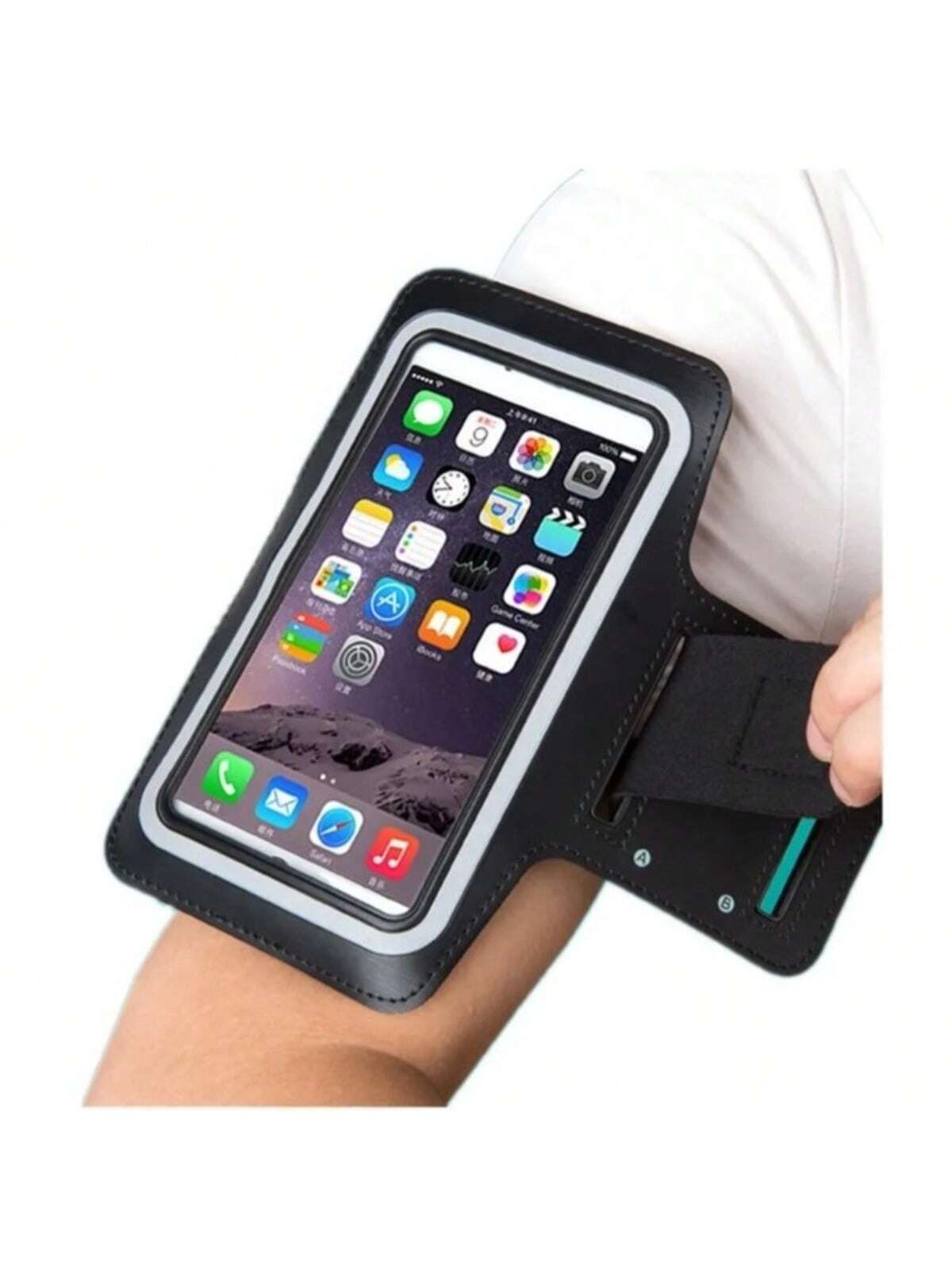 Braçadeira Suporte Braço Celular Treino Corrida Celular Fone