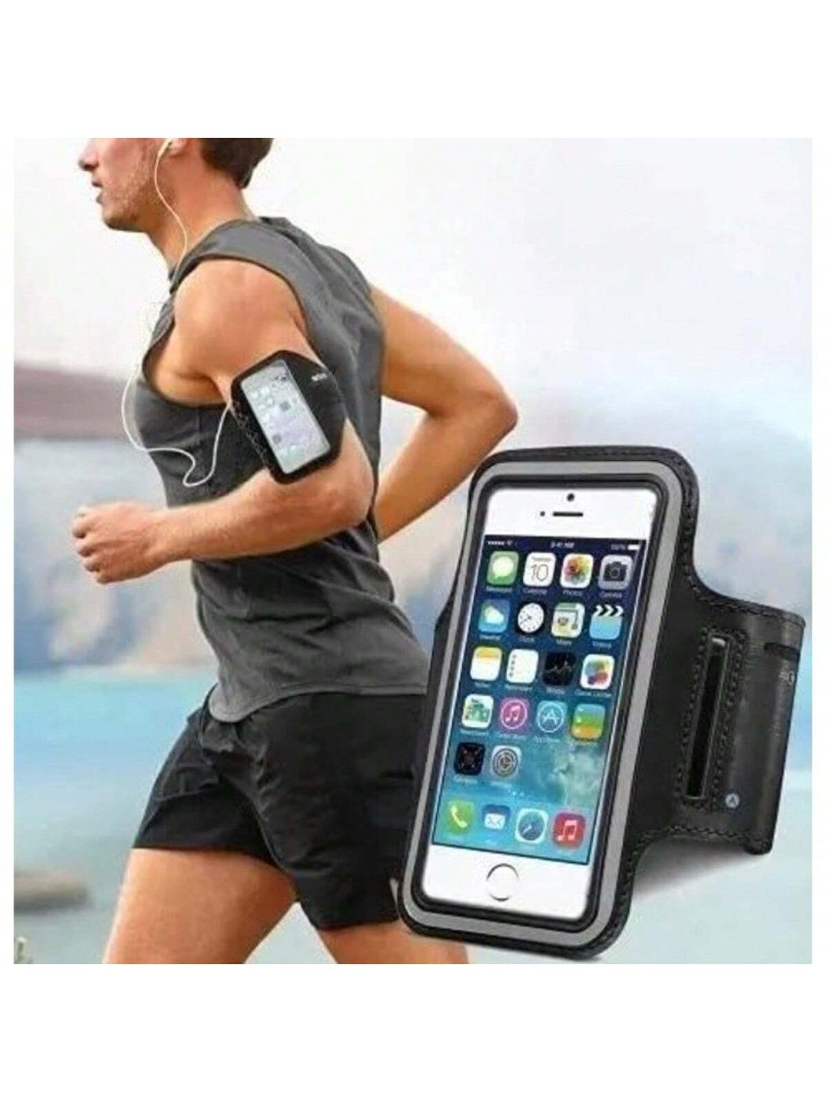 Braçadeira Suporte Braço Celular Treino Corrida Celular Fone
