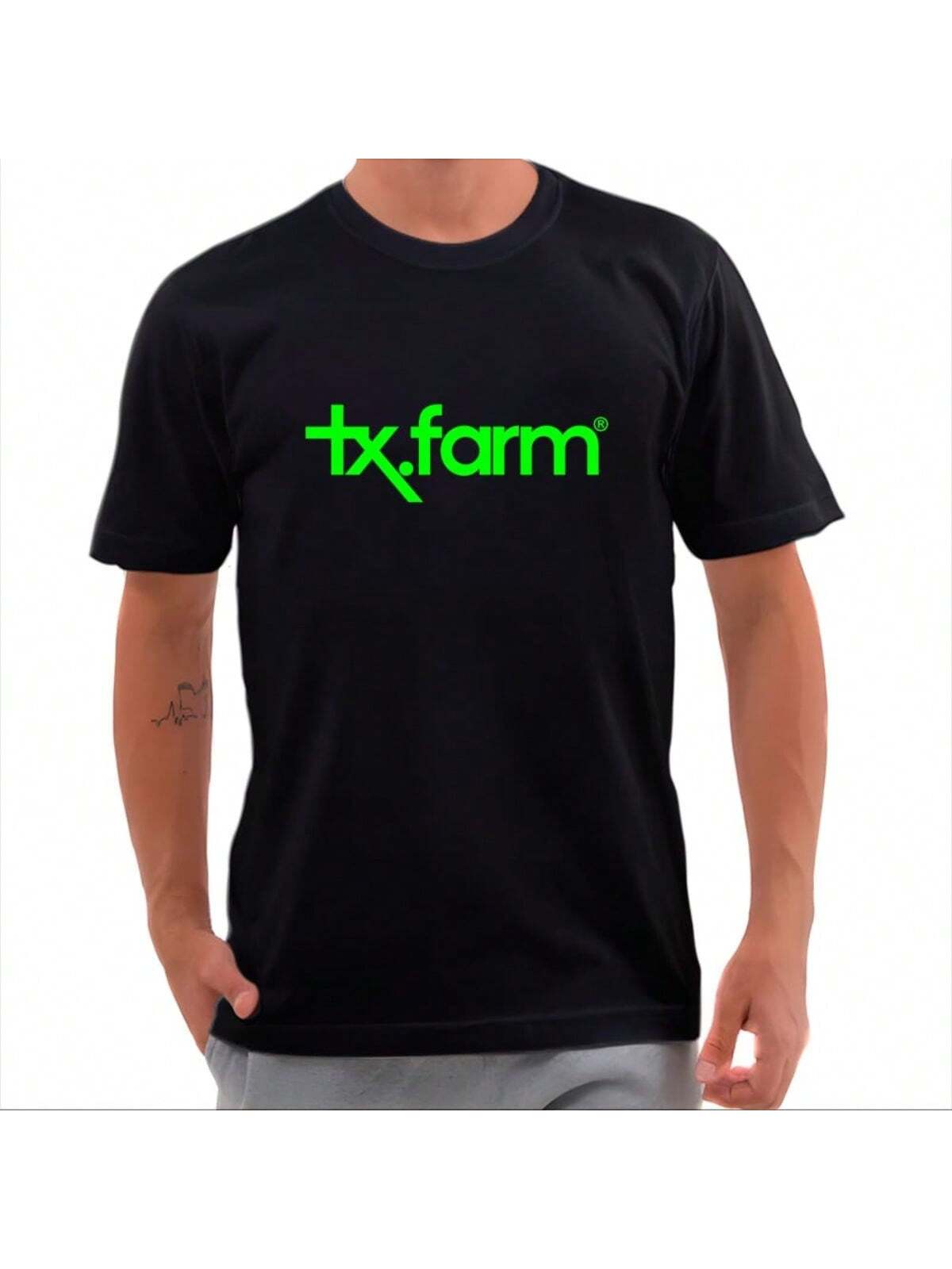 Camiseta Masculino TXC 100% algodão malha 30.1 Penteado