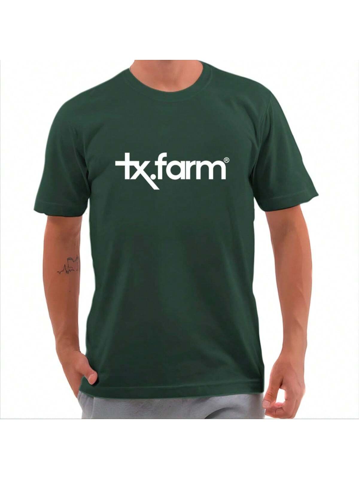 Camiseta Masculino TXC 100% algodão malha 30.1 Penteado
