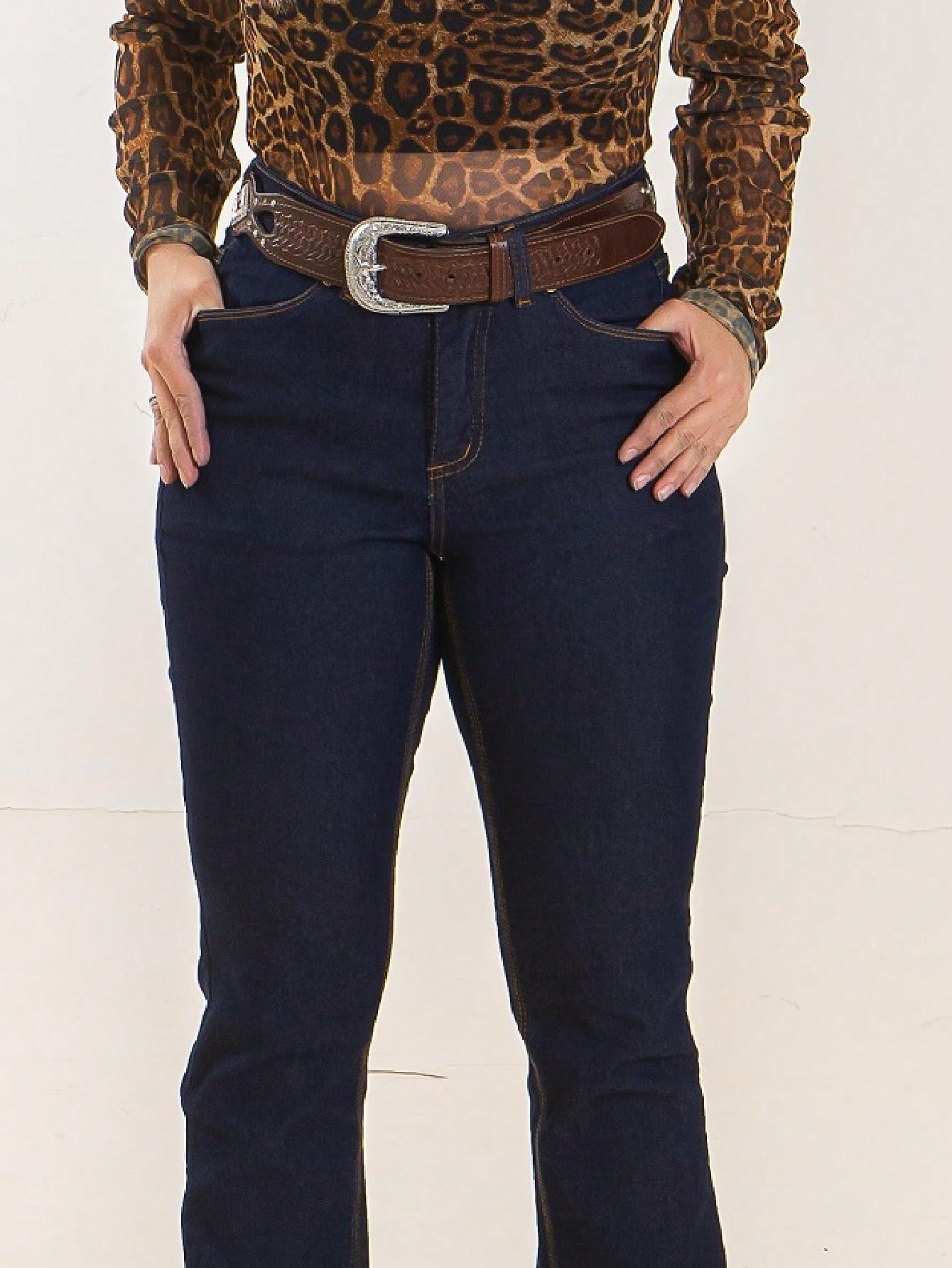 Calça Jeans Flare Country Girls Rodeio