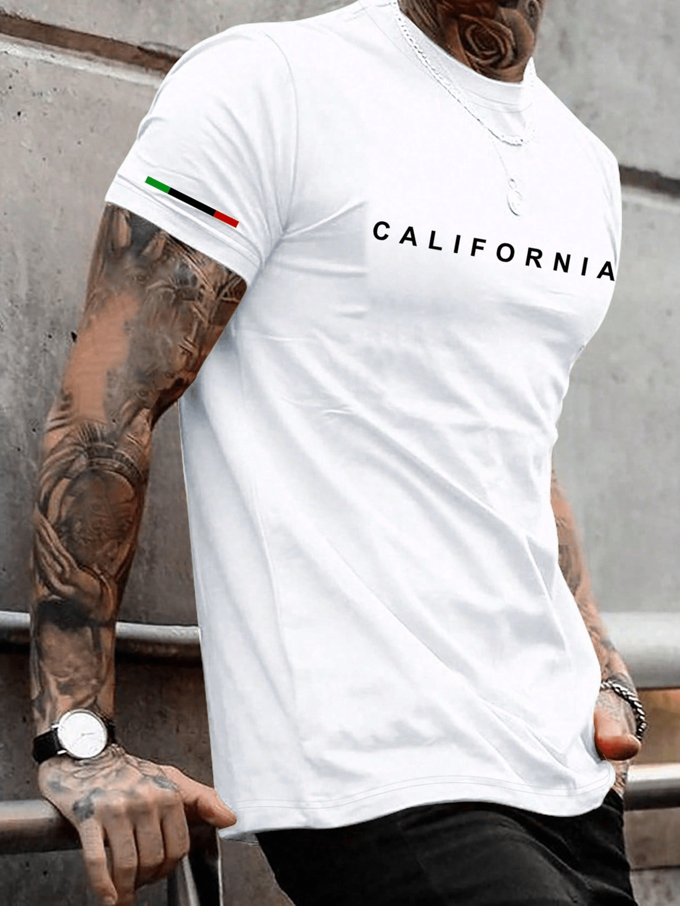 Camiseta Masculina GALIFORNIA italy Estampadas Manga Curta Verão