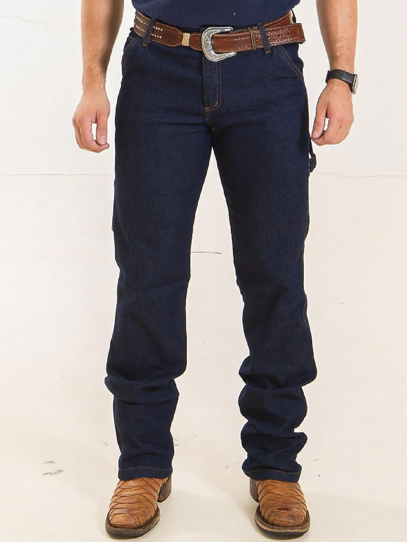 Calça Jeans Masculina Carpinteiro Estilo Country