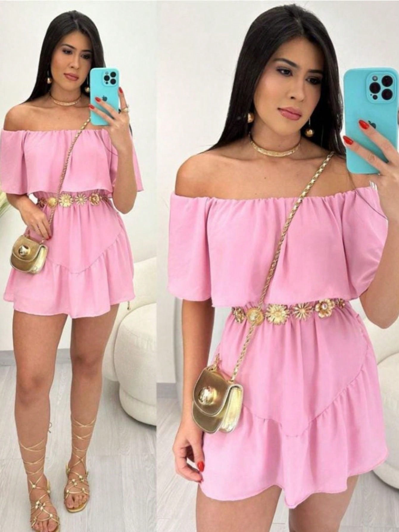 VESTIDO MACAQUINHO FEMININO DUNA CIGANINHA