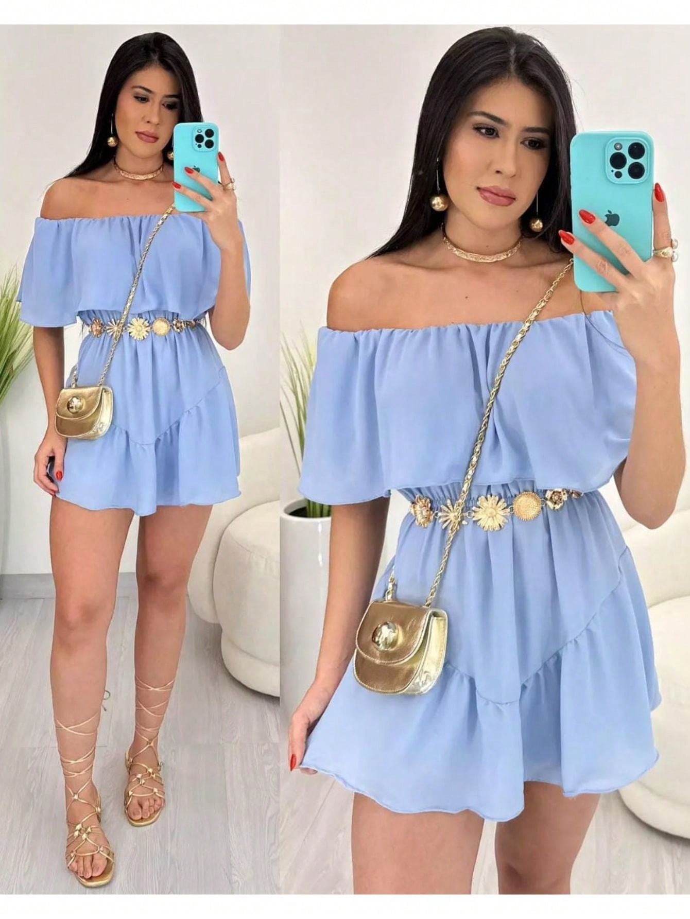 VESTIDO MACAQUINHO FEMININO DUNA CIGANINHA