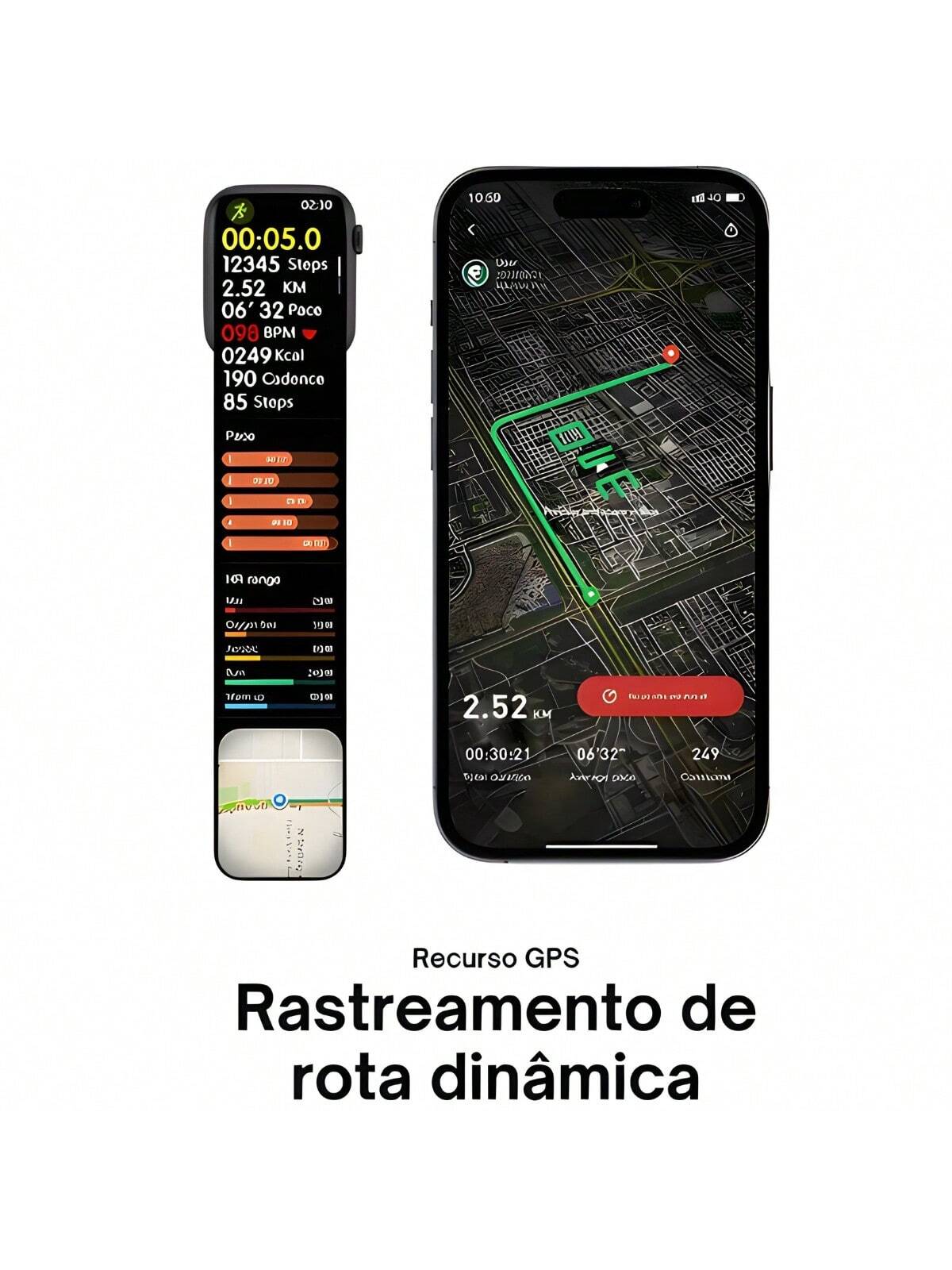 Smartwatch Relogio Inteligente Watch Ultra 3 Tela Amoled 49mm Series 10 Lançamento Microwear Original Android iOS