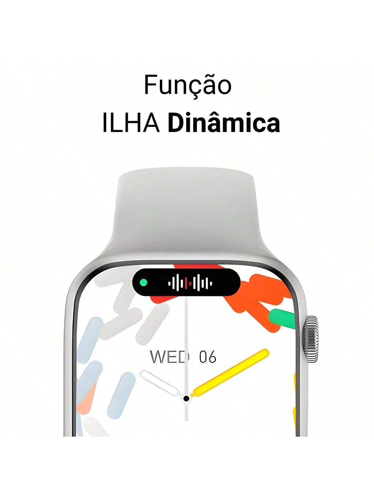 Smartwatch Relogio Inteligente Watch Ultra 3 Tela Amoled 49mm Series 10 Lançamento Microwear Original Android iOS