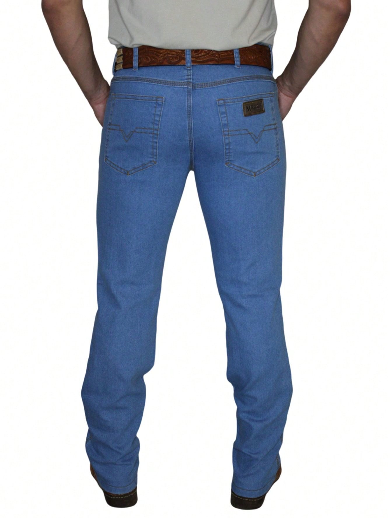 Kit 2 Calças Country Masculina Western Rodeio Montaria Delave e Preto