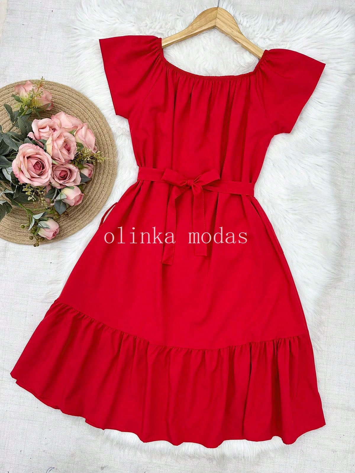 vestido ciganinha liso moda feminina