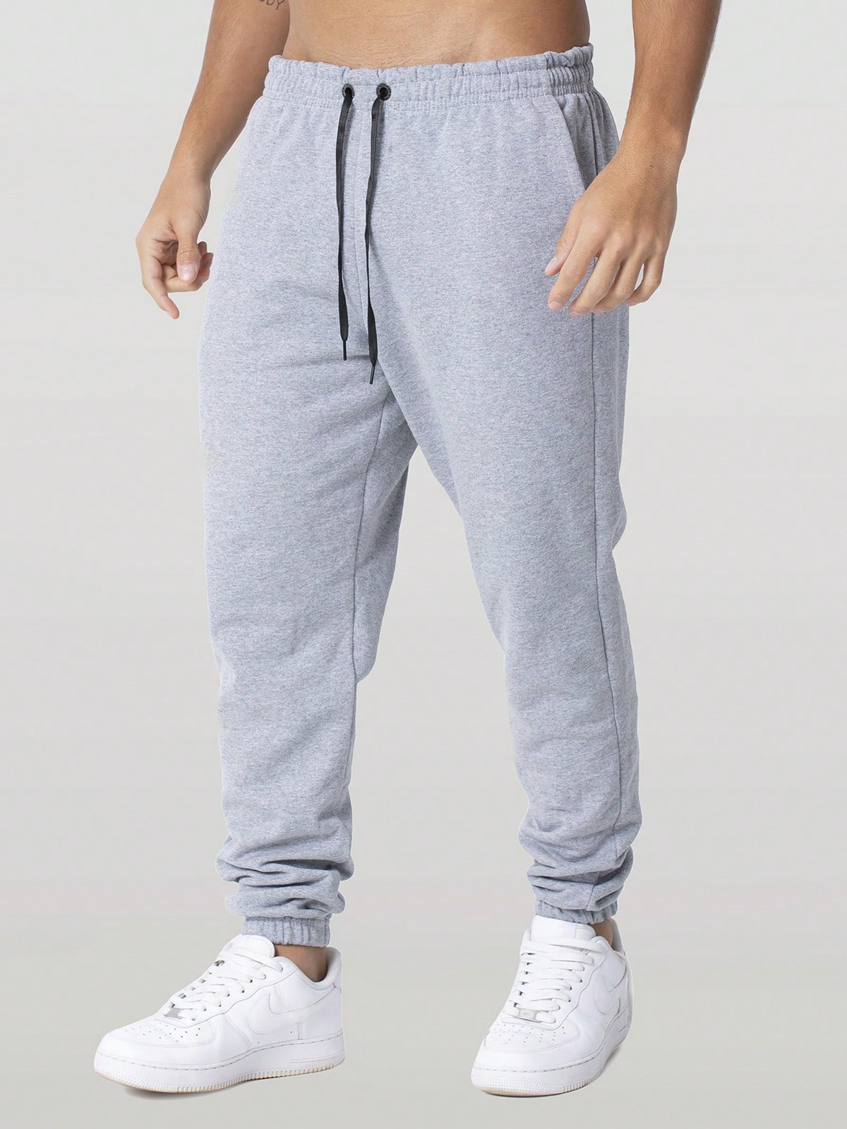 Debex Calças De Moletom Liso Básico Full Treino Barato Masculino