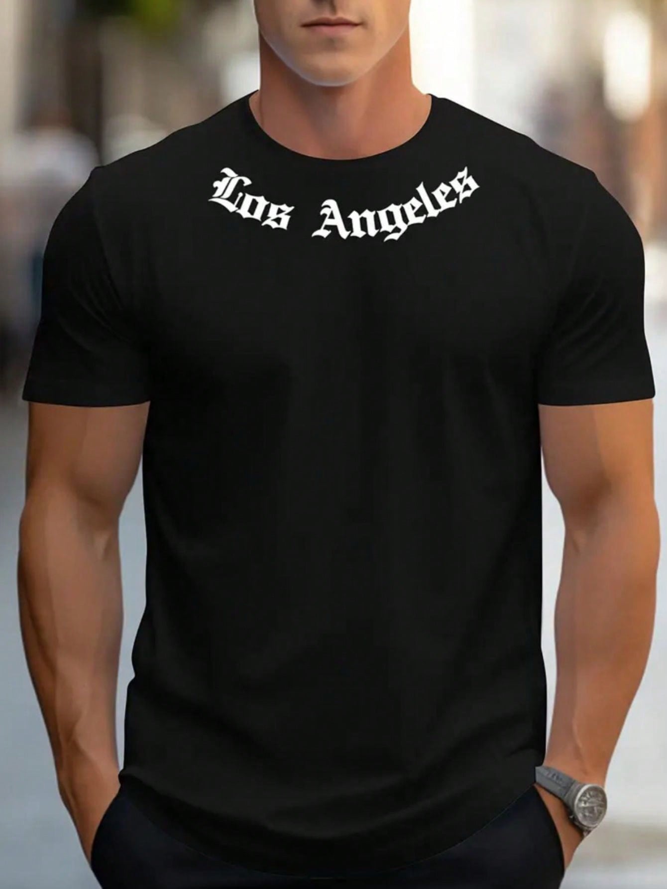 Camiseta Los Angeles Camisa Masculina 100% Algodão 30.1 Premium