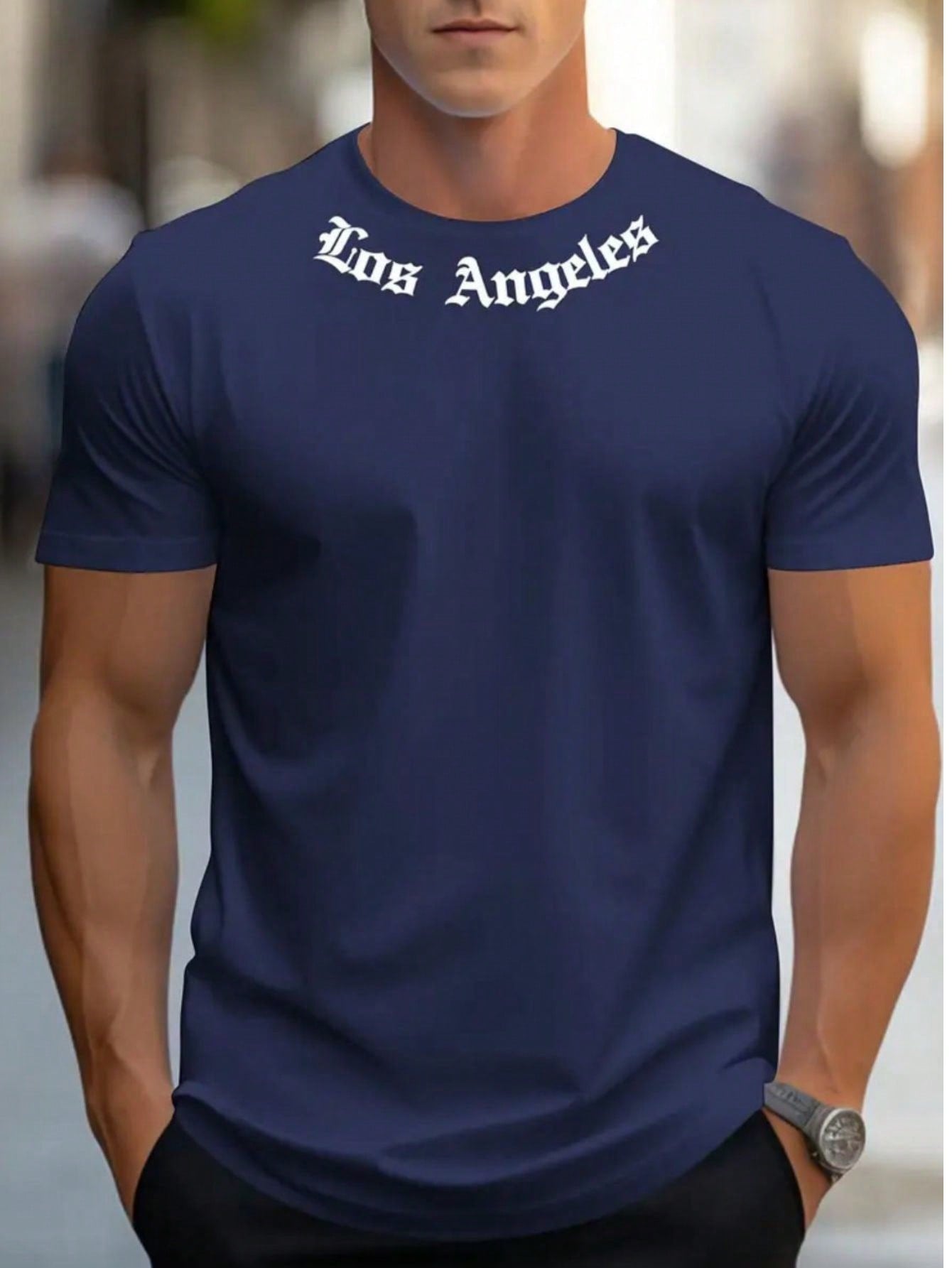 Camiseta Los Angeles Camisa Masculina 100% Algodão 30.1 Premium