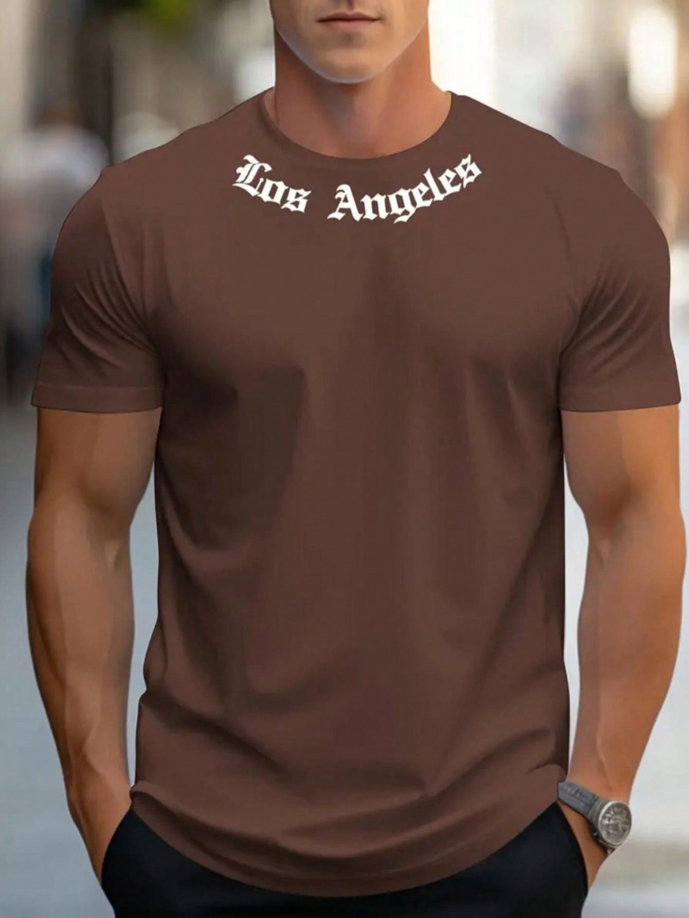 Camiseta Los Angeles Camisa Masculina 100% Algodão 30.1 Premium