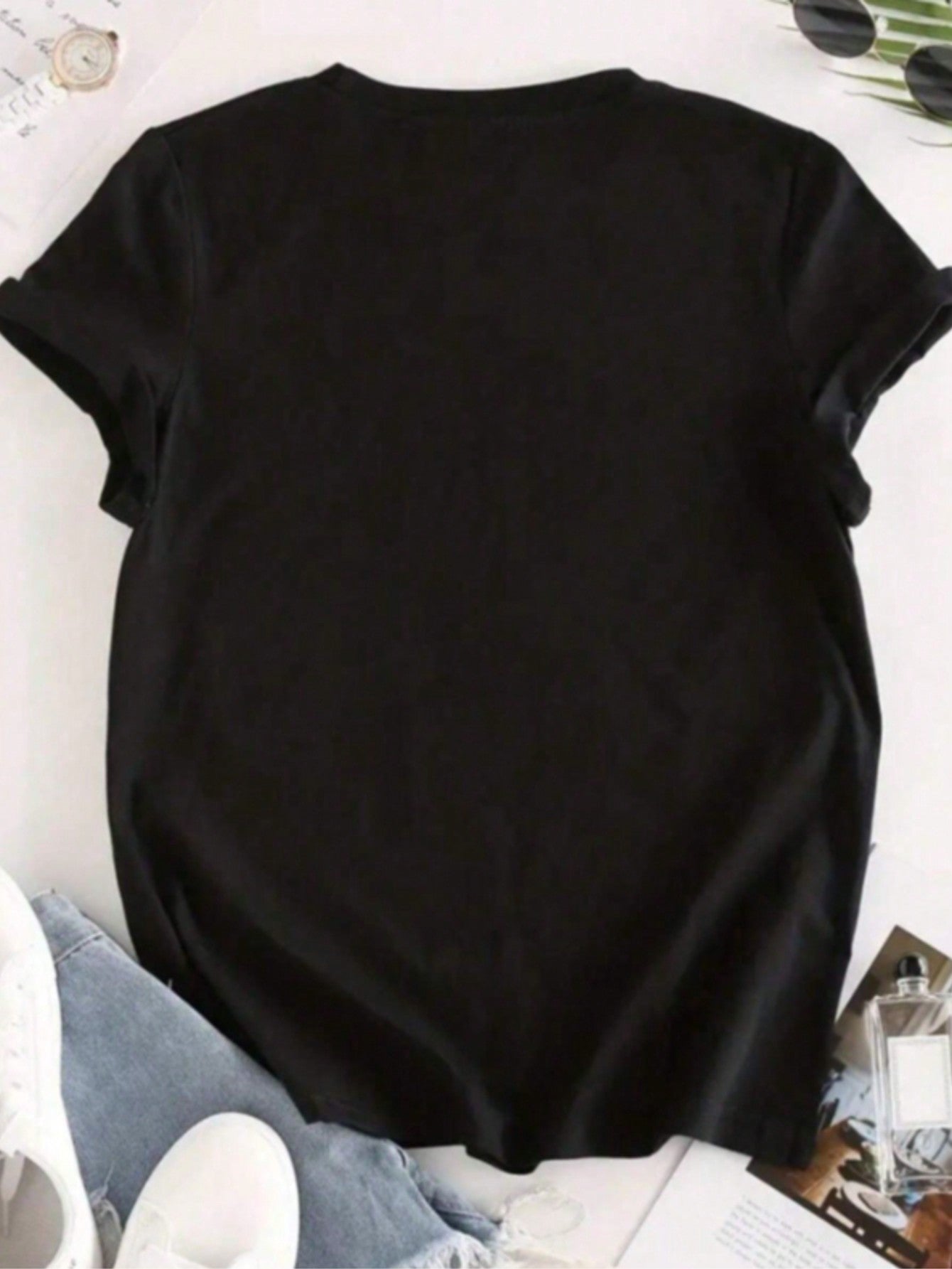 Camiseta Feminina Estampa de Caveira Mulher Verão Halloween