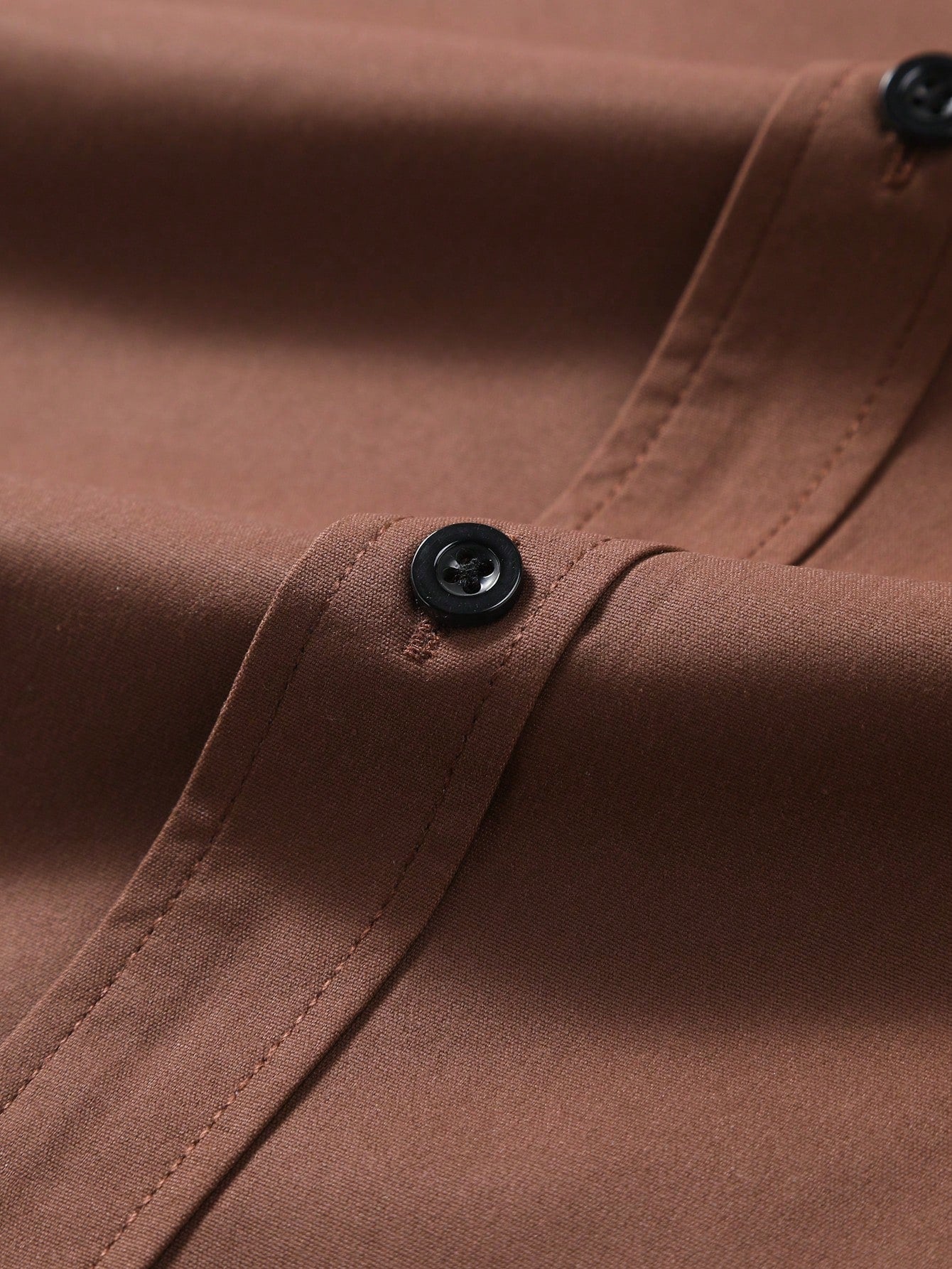Manfinity RSRT Camisa casual de estilo country masculina de manga longa com botão único e estampa de planta rodeo
