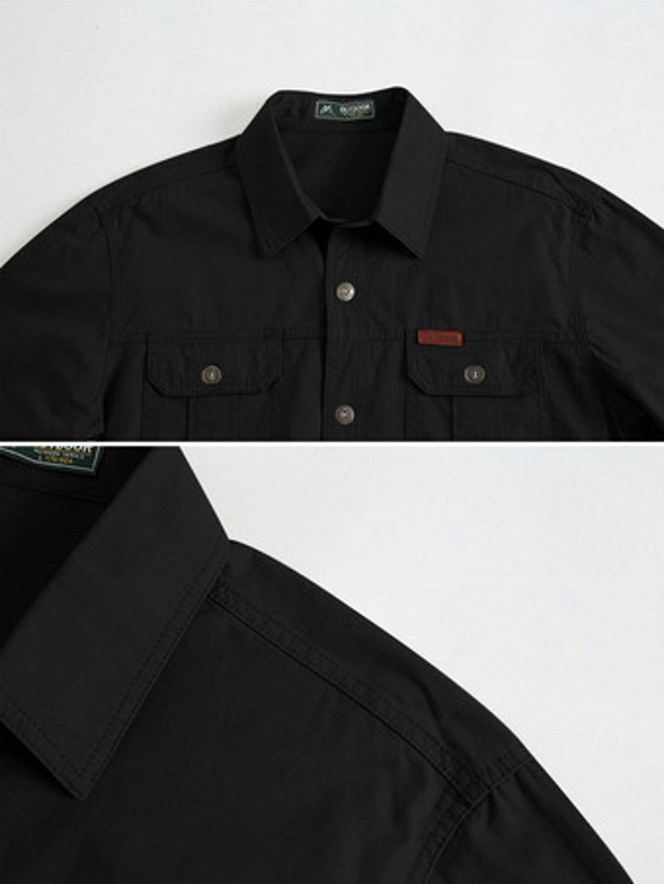 Camisa cargo casual masculina de algodão, camisas de manga larga para acampar y cazar, camisa de combate militar, camisas para senderismo, pesca, ropa de caza
