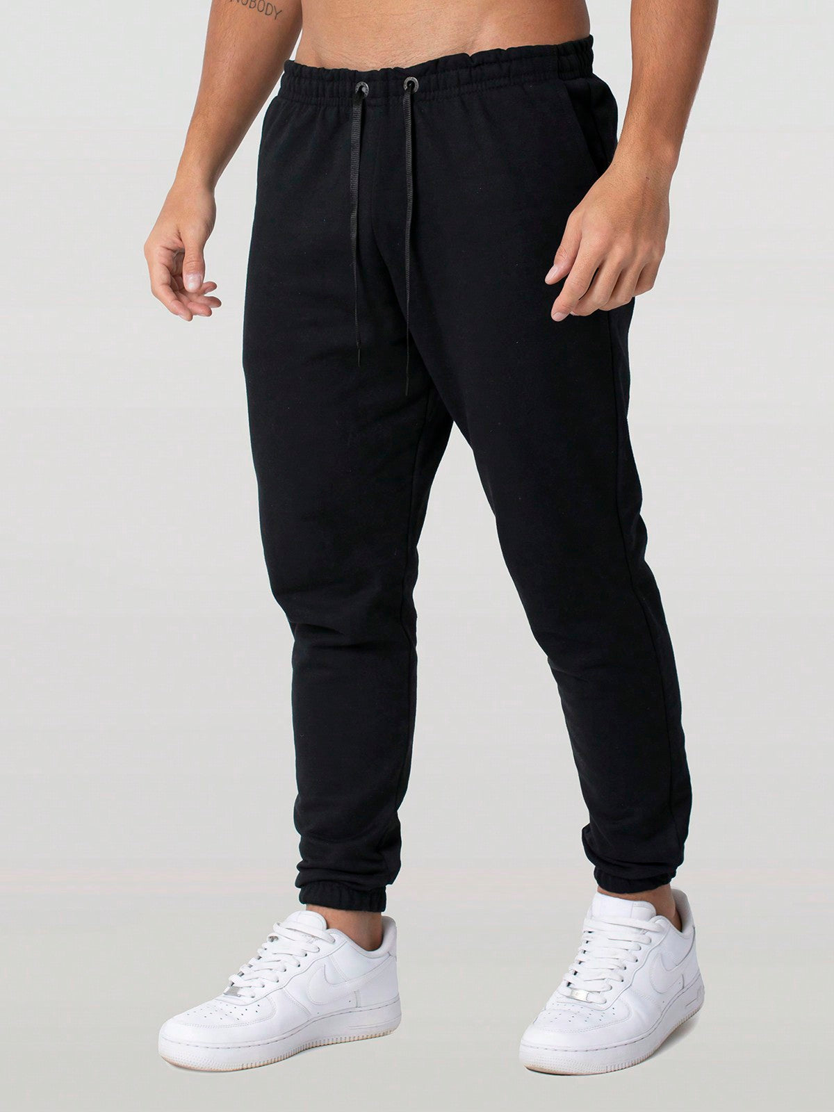 Debex Calças De Moletom Liso Básico Full Treino Barato Masculino
