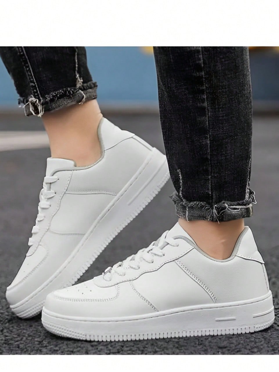 Tênis Feminino Branco Plataforma Casual Leve e Confortável
