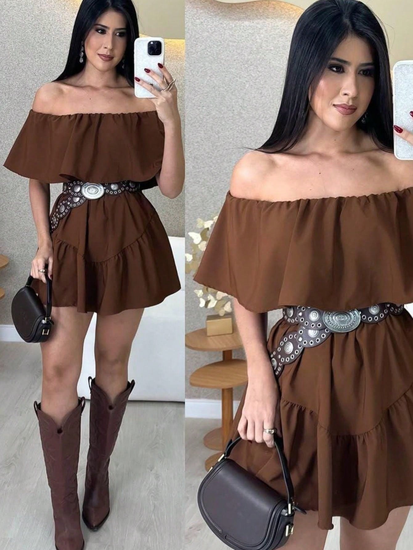 VESTIDO MACAQUINHO FEMININO DUNA CIGANINHA