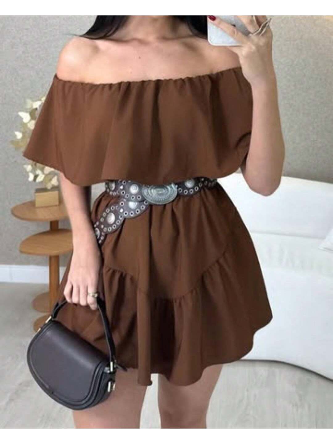 VESTIDO MACAQUINHO FEMININO DUNA CIGANINHA
