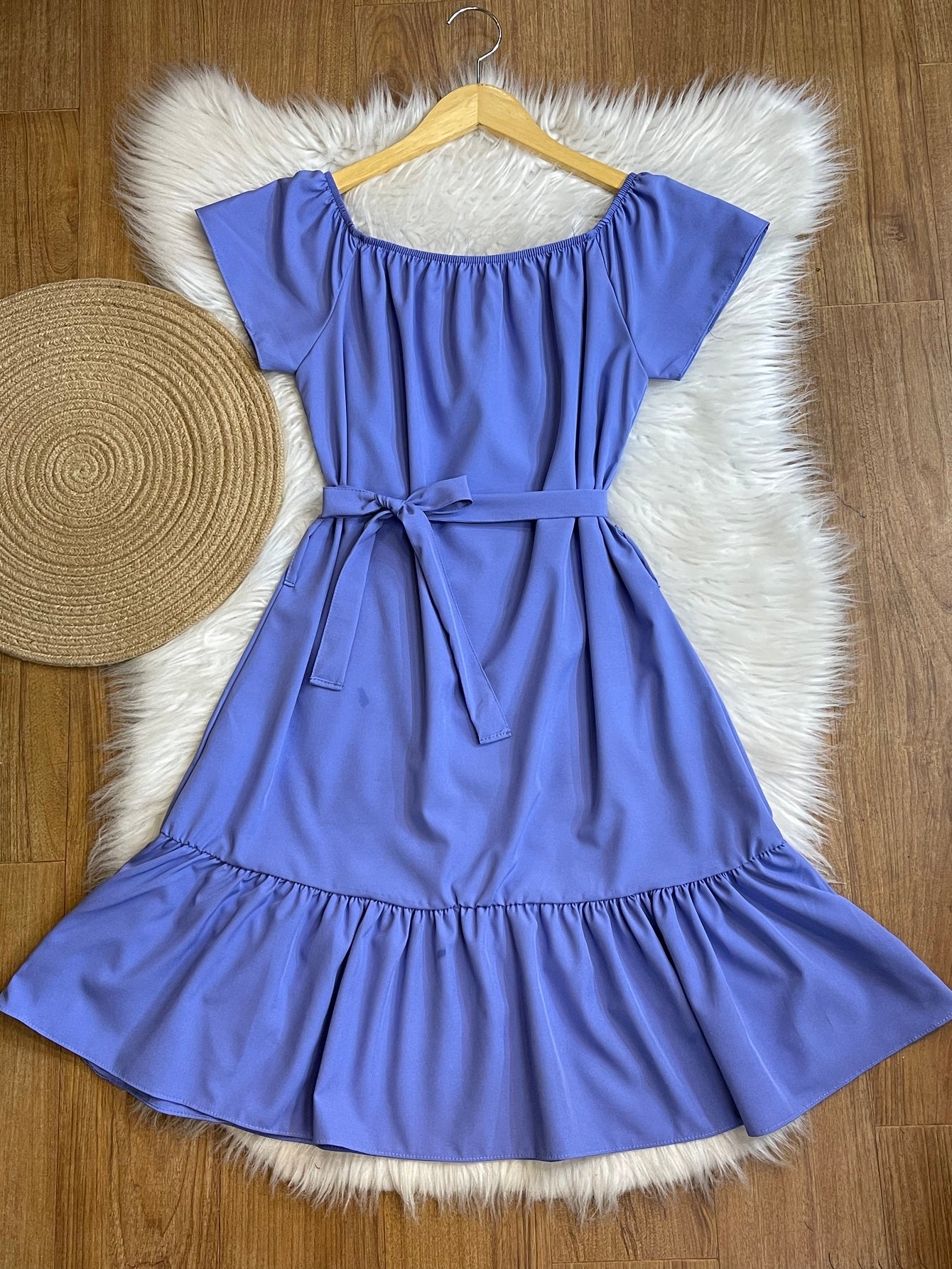 vestido ciganinha liso moda feminina