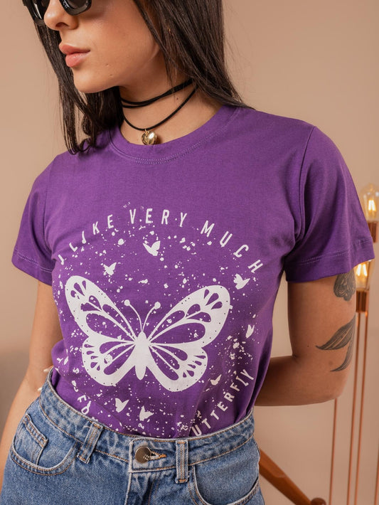 Blusa T-Shirt Estampada 100% Algodão Casual