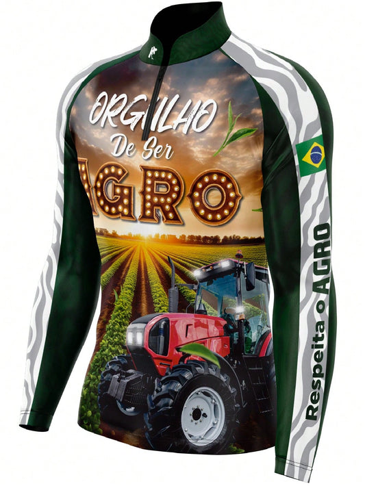 Camisa Camiseta Agro Dry Fit Agropecuária Orgulho Agro Blusa Uv50+