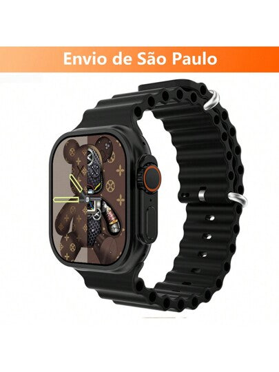 Smartwatch T800 Series 9 Ultra 2 Calculadora Cardíaca Monitoramento Frequência Relógio Inteligente