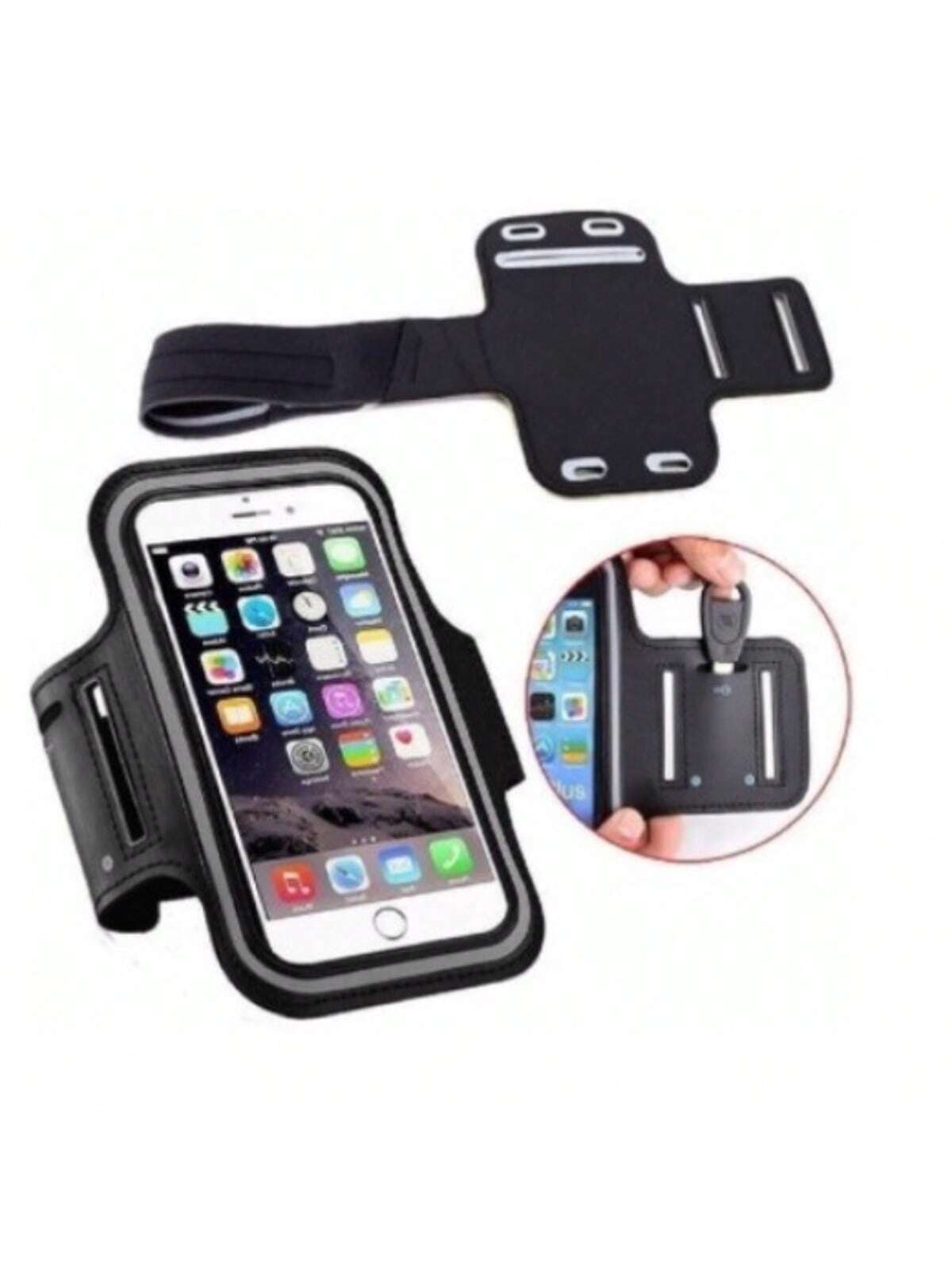 Braçadeira Suporte Braço Celular Treino Corrida Celular Fone