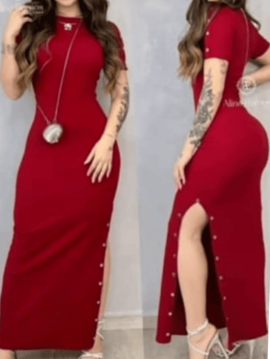 Vestido Manguinha Mid, Vestido Midi Elegante, Vestido MID