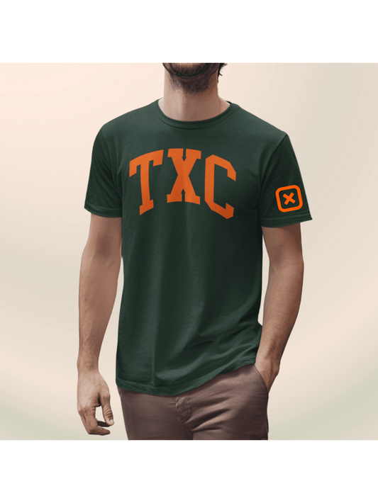 Camiseta Masculina Peão Boiadeiro Rodeio Texas Country TXC Laranja Countryside