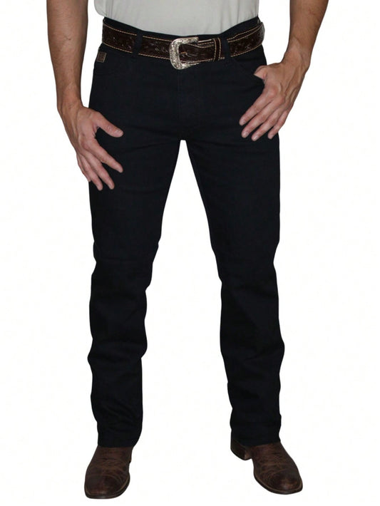 Kit 2 Calças Country Masculina Western Rodeio Montaria Delave e Preto