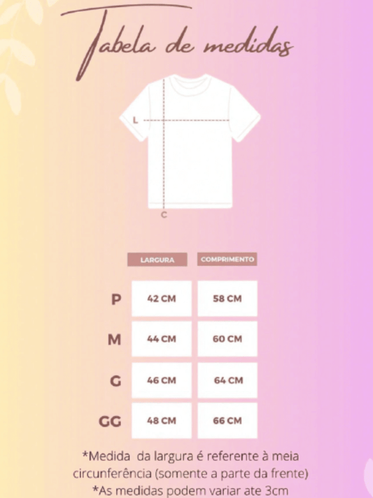 Blusa Tshirt Feminina Manga Curta Algodão Estampa Mão Coração