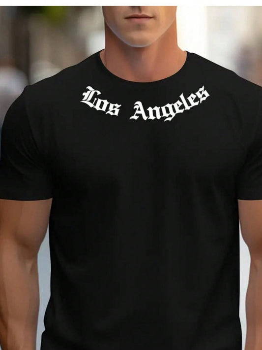 Camiseta Los Angeles Camisa Masculina 100% Algodão 30.1 Premium