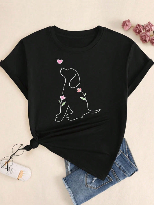 Camiseta Desenho Cachorro Dog Unissex Masculino Camisa Blusa Feminino T-shirt 100% Algodão Top Premium Streetwear Lançamento Envio Imediato Varias Cores!! Plus Size