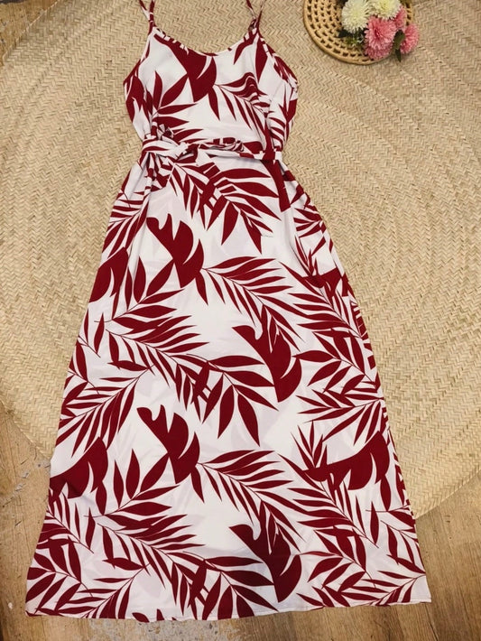 Vestido Floral Plissado Verão